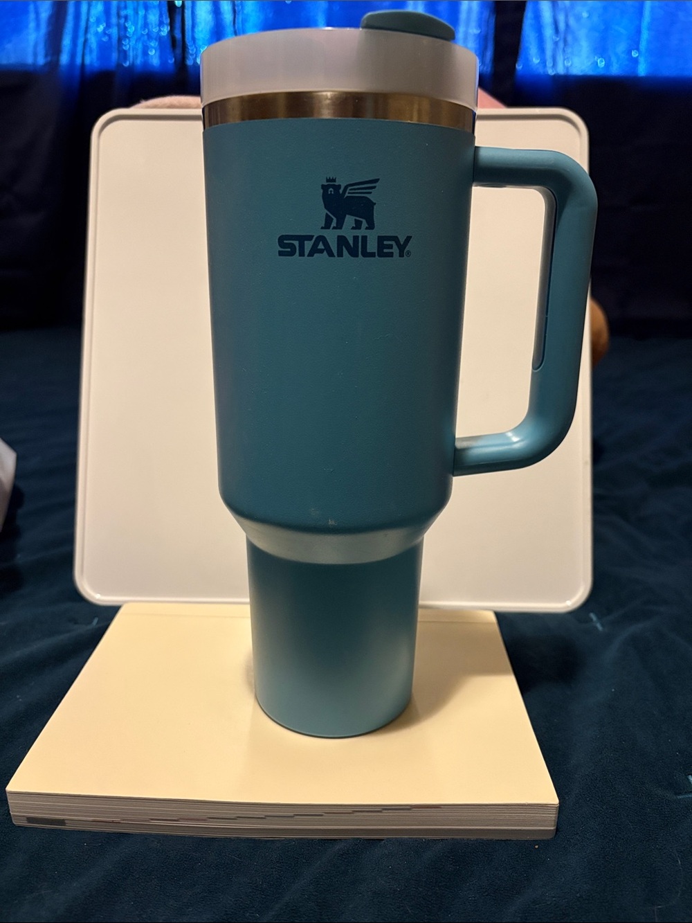 Stanley Preloved Blue Travel Mug with Handle
